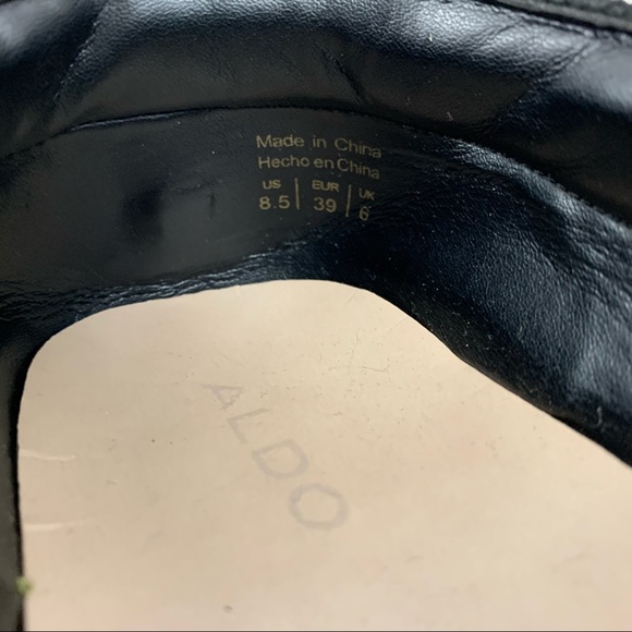 Aldo Women's Black Knit Platform Slip On Sneakers - Picture 4 of 8